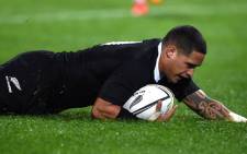 FILE: New Zealand All Blacks scrumhalf Aaron Smith. Picture: AFP.