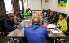 ANCYL national working task team meeting with the secretary-general of the ANC, Fikile Mbalula and head of organising, Mdu Manana on 22 June 2023 to discuss the state of readiness for the ANCYL 26th National Congress. Picture: Twitter/ANCYLhq