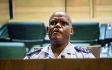 FILE: Acting National Police Commissioner Khomotso Phahlane listens to questions during an update on the #Fees2017 protests in Pretoria on 10 October 2016. Picture: Reinart Toerien