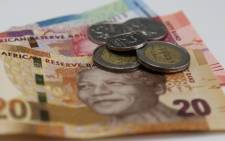 South African rand.  Picture: Christa Eybers/EWN
