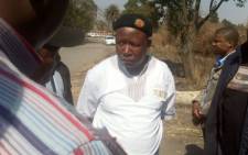 FILE: Julius Malema visits Aurora Mine. Picture: Taurai Maduna/EWN.