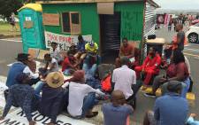 FILE: A group of University of Cape Town (UCT) students erected a shack on campus during a protest over accommodation on 15 February 2016. Picture: Natalie Malgas/EWN.