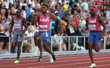 Noah Lyles of Team United States competes in the Men's 200m Final on day seven of the World Athletics Championships Oregon22 at Hayward Field on 21 July 2022 in Eugene, Oregon. Picture: Christian Petersen/Getty Images/AFP
