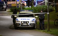 FILE: Police have cordoned off an area after an object exploded next to a police station in Rosengard in Malmo, Sweden on 17 January 2018. Picture: AFP