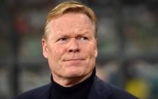 In this file photo taken on 13 October 2019, Netherlands' coach Ronald Koeman looks on prior to the Euro 2020 football qualification match between Belarus and the Netherlands in Minsk. Koeman was appointed as the manager of FC Barcelona on 19 Auagust 2020. Picture: AFP
