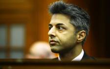 Shrien Dewani sits in the dock in the Western Cape High Court ahead of the start of his murder trial on 6 October 2014. Picture: Aletta Gardner/EWN.