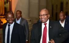 Jacob Zuma at the Union Buildings just before delivering an address on 14 February 2018 in which he announced his resignation as president of South Africa. Picture: GCIS