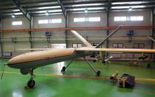 FILE: A picture released by the official website of Iran's Revolutionary Guards shows a newly Iranian-made drone, "Shahed 129" (Witness 129) being shown in Tehran. Picture: AFP