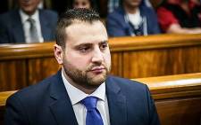 FILE: Christopher Panayiotou in the dock in the High Court in Port Elizabeth during the murder trial of his wife Jayde Panayiotou. Picture: EWN.