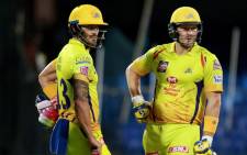 Faf du Plessis (left) and Shane Watson (right) in action for the Chennai Super Kings. Picture: @ChennaiIPL/Twitter