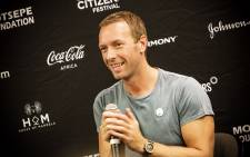 Coldplay lead singer Chris Martin speaks ahead of the Global Citizen Festival set to take place on 02 December. Picture: Kayleen Morgan/EWN