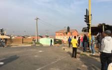Protesters gather in Pennyville, Soweto on 12 April 2019. Picture: Kgomotso Modise/EWN