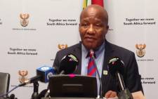 FILE: Minister in the Presidency Jackson Mthembu at a post-Cabinet briefing on 11 July 2019. Picture: Gaye Davis/EWN
