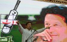 Pakistan politician Imran Khan. Picture: AFP