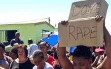 FILE: Anti-rape protest. Picture: EWN.