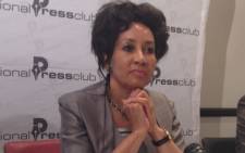 Public Service and Administration Minister Lindiwe Sisulu. Picture: Barry Bateman/EWN.