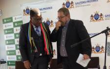 A debate, between AfriForum CEO Kallie Kriel and Lesufi in Tembisa, on the future of Afrikaans schools has been held in Thembisa. Picture: Thando Kubheka/EWN.