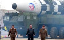 North Korea faked the launch of what analysts have dubbed its "monster missile" last week, Seoul's military said on 30 March 2022, adding that the test was, in reality, likely the same intercontinental ballistic missile Pyongyang fired in 2017. Picture: AFP
