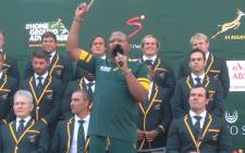 FILE: Sports Minister Fikile Mbalula has urged the Springboks to come back home with the William Webb Ellis Trophy. Picture: Vumani Mkhize/EWN.