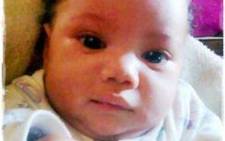 Two-month-old Jashmea Albertus from Wellington was kidnapped on the night of 17 July 2013. Picture: SAPS