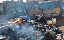 File picture of a shack fire. Picture: Tshidi Madia/EWN
