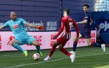 Atletico Madrid’s Thomas Lemar in action during their La Liga match against Eibar. Picture: @AtleticodeMadrid/Facebook.com.