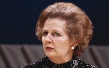 The British government confirms Margaret Thatcher's funeral will be held next Wednesday. Picture: AFP.