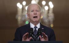 FILE: The meeting will also "reinforce the US-Africa commitment to democracy and human rights" and tackle Covid-19 and future pandemics as well as climate change and food security, Biden said. Picture: Kevin Dietsch/Getty Images/AFP