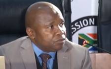 A YouTube screengrab of former Finance Minister Des van Rooyen testifying at the state capture commission of inquiry in Johannesburg on 11 August 2020. Picture: SABC/YouTube
