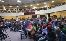 The last public hearing on the possible amendment of Section 25 of the Constitution with regards to land expropriation without compensation took place in Goodwood, Cape Town. Picture: @FloydShivambu/Twitter