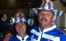 Die hard Western Province supporters Kobus and Riette Koegelenberg Picture: Supplied.