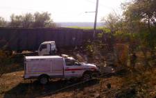 Rescue personnel on the scene of a train & truck accident near Hazyview in Mpumalanga. Picture: ER24