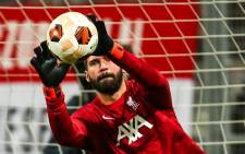 Liverpool's Alisson during the UEFA Europa League Group E football match between Toulouse FC (TFC) and Liverpool at the Stadium de Toulouse, France, on 9 November 2023. Picture: Ibrahim Ezzat / NurPhoto / NurPhoto via AFP