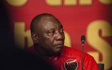 FILE: President Cyril Ramaphosa addresses the Cosatu Congress 2018 at Gallagher Convention Centre in Midrand. Picture: Kayleen Morgan/EWN