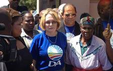 FILE: DA leader Helen Zille is addressing a workers Day rally in Kimberley in the Northern Cape.