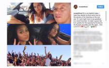 A screengrab of Michelle Rodriguez's Instagram post. Picture: screengrab/CNN