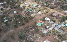 FILE: A village just outside Beira which has been flooded after Cyclone Idai hit Mozambique. Picture: Christa Eybers/EWN.