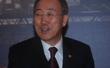 UN Secretary General Ban Ki-moon. Picture: Taurai Maduna/Eyewitness News
