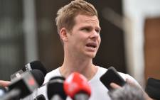 Former Australian cricket captain Steve Smith speaks during a press conference at the Sydney Cricket Ground (SCG) in Sydney on 21 December 2018. Picture: AFP