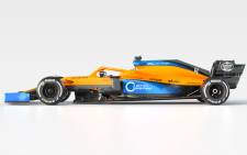 The MCL35 Formula One car. Picture: @McLarenF1/Twitter