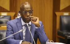 FILE: Former Eskom executive CEO Matshela Koko testifying before the Eskom parliamentary inquiry into state capture on 24 January 2018. Picture: Cindy Archillies/EWN