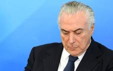 Brazil President Michel Temer. Picture: AFP