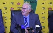 Outgoing Bafana Bafana coach Gordon Igesund.Picture: Reinart Toerien/EWN. 