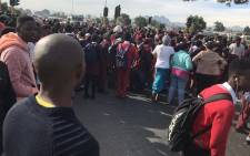 Wallacedene Secondary,  Hector Pietersen High and Masibambane High schools in the area have also been shut down following protests against overcrowding in schools. Picture: Lauren Isaacs/EWN