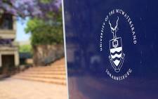 A signboard at the Univeristy of the Witwatersrand main campus. Picture: Reinart Toerien/EWN