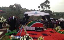 Senzo Meyiwa's final resting place. Picture: Vumani Mkhize/EWN