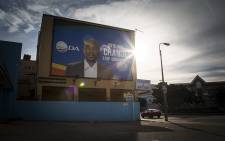 A DA billboard on a busy street in Port Elizabeth is among several prominent posters the party erected in the run-up to the local government elections in 2016. Picture: Aletta Harrison/EWN