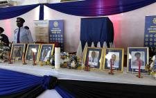 A memorial service took place on 27 February 2018 after five officers were killed during an attack at the Ngcobo Police Station. Picture: Bertram Malgas/EWN