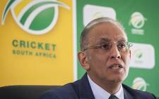 Cricket South Africa Chief Executive Haroon Lorgat addresses journalists in Cape Town on 8 August 2016. Picture: Aletta Harrison/EWN.