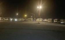 Taxi drivers blocked all major roads in and out of Midrand and some parts of the N1 in their strike about the Toyota Quantum mini-buses being overpriced. Picture: Facebook.